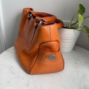 Celine Tangerine Leather Hobo Bag Vintage